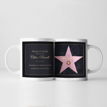 Personalised Walk of Stars Mug