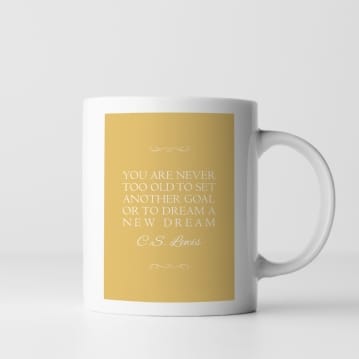 Personalised Favourite Inspirational Quote Mug