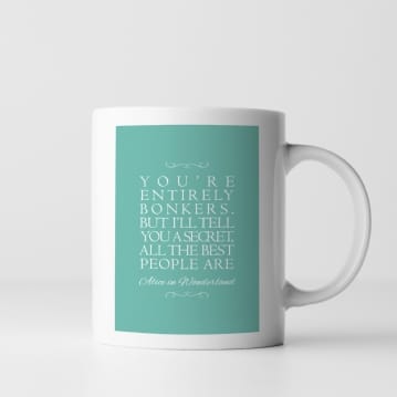 Personalised Favourite Inspirational Quote Mug