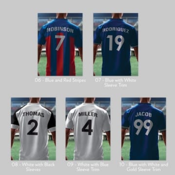 Personalised Football Shirt Mug