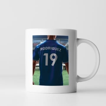 Personalised Football Shirt Mug