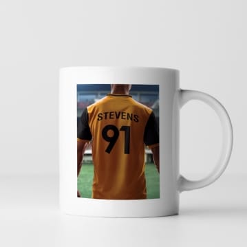 Personalised Football Shirt Mug