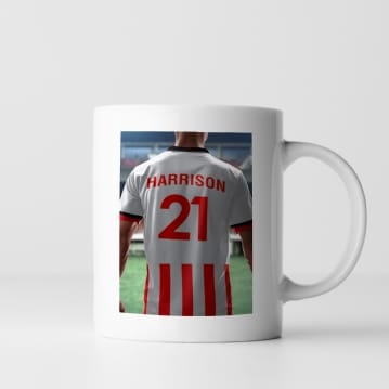 Personalised Football Shirt Mug
