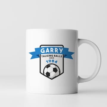 Personalised "Talking Balls" Football Year Mug