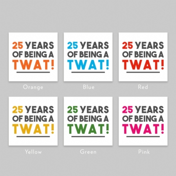 Personalised Number of Years Being a T Word Mug