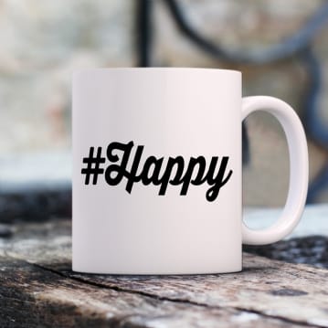 Personalised Hashtag Mug