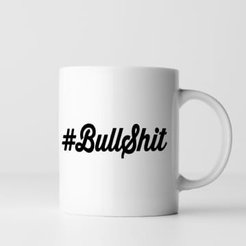 Rude & Cheeky Hashtag Mugs