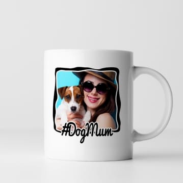 Personalised Hashtag Photo Mug