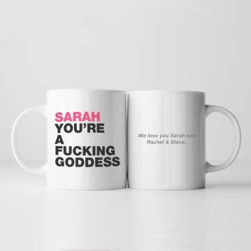 Personalised Swearing Motivational Mugs