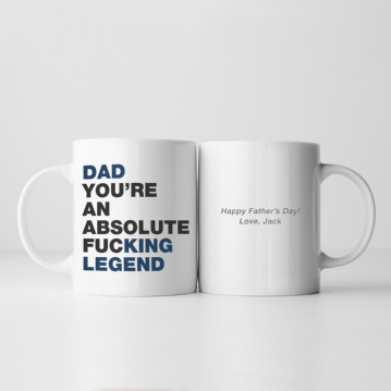 Personalised Swearing Motivational Mugs