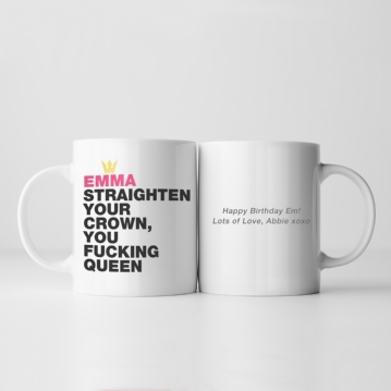 Personalised Swearing Motivational Mugs