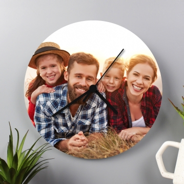 Personalised Glass Photo Clock 