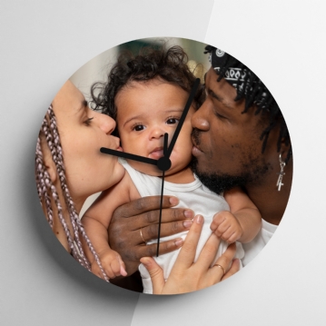 Personalised Glass Photo Clock 