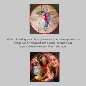 Personalised Glass Photo Clock 