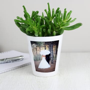 Personalised Photo Plant Pot