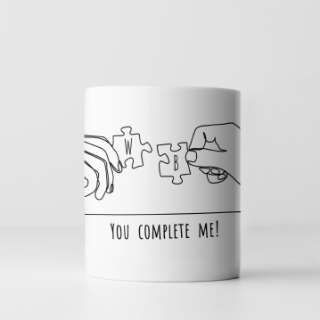 Personalised You Complete Me Mug