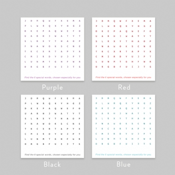 Personalised Word Search Mug