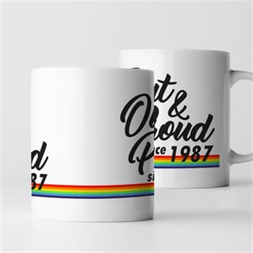 Personalised Out & Proud Since….. Mug