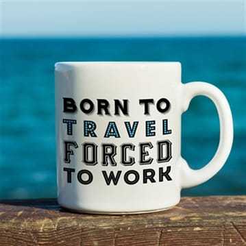 Personalised Born To.... Forced To Work Mug