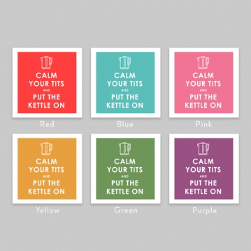 Funny Calm Dwon and Put the Kettle On Mug