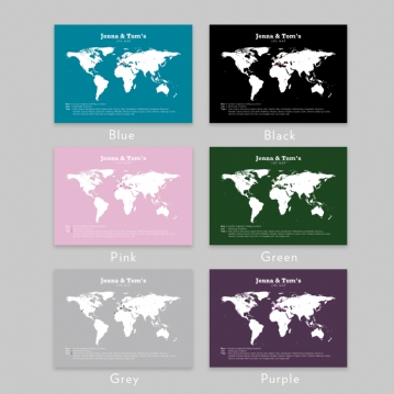 Personalised Life Map Print