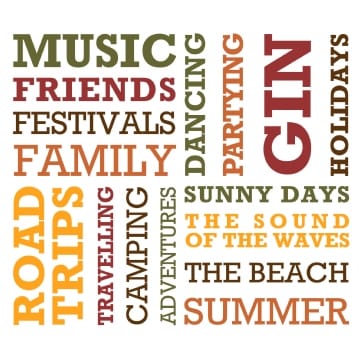 Favourite Things Personalised Print