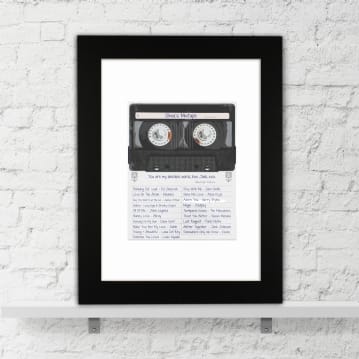 Personalised Mixtape Poster