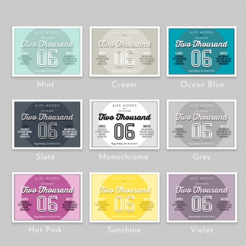 Personalised Loves and Hates 16th Birthday Print