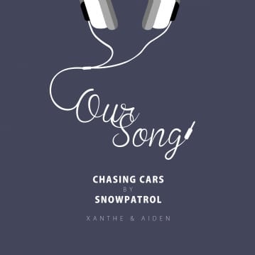 Our Song Personalised Light Box