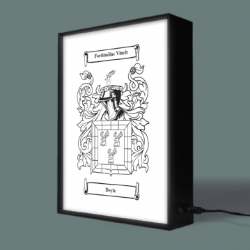 Personalised Coat of Arms Surname Lightbox