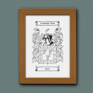 Personalised Coat of Arms Wall Art