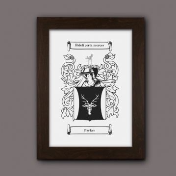 Personalised Coat of Arms Wall Art