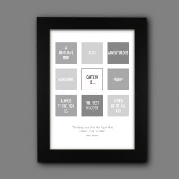 Personalised Affirmation Print