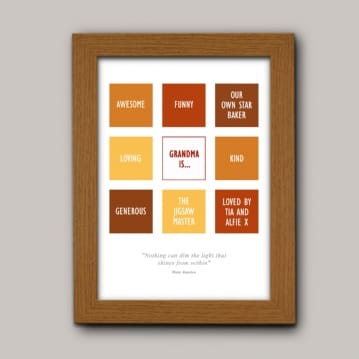 Personalised Affirmation Print