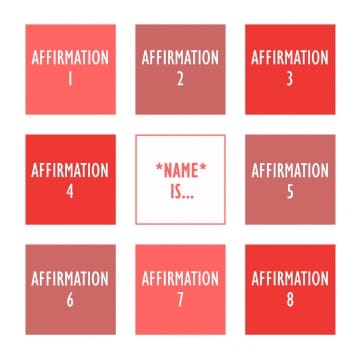 Personalised Affirmation Print