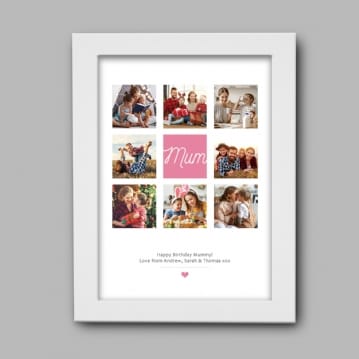 Personalised Photo Celebration Print
