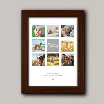 Personalised Photo Celebration Print