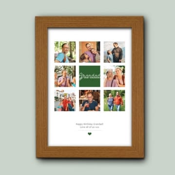 Personalised Photo Celebration Print