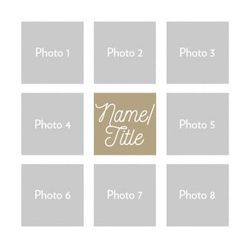 Personalised Photo Celebration Print