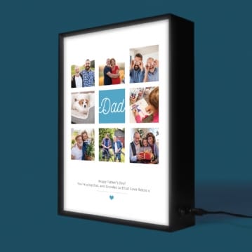 Personalised Photo Celebration Light Box