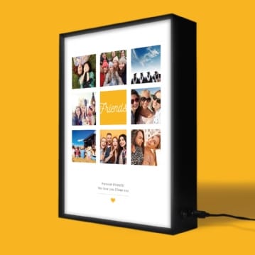 Personalised Photo Celebration Light Box
