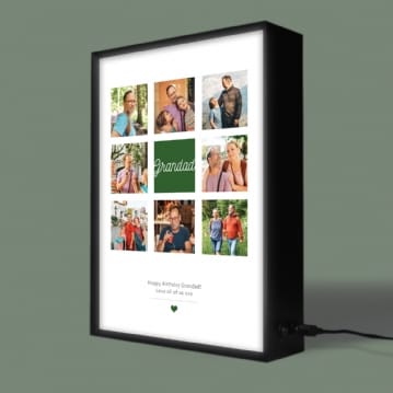 Personalised Photo Celebration Light Box
