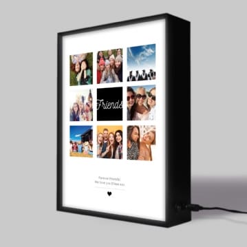 Personalised Photo Celebration Light Box