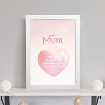 Personalised Poem for Mum Print