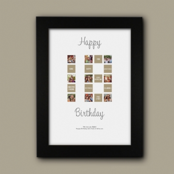 Personalised 18th Special Birthday Print