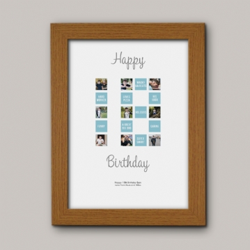 Personalised 18th Special Birthday Print