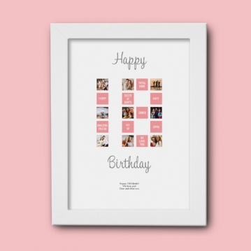Personalised 18th Special Birthday Print