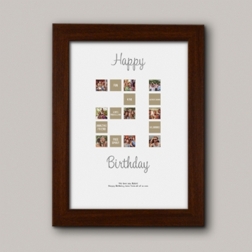 Personalised 21st Special Birthday Print