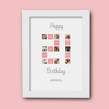 Personalised 21st Special Birthday Print