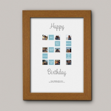 Personalised 21st Special Birthday Print